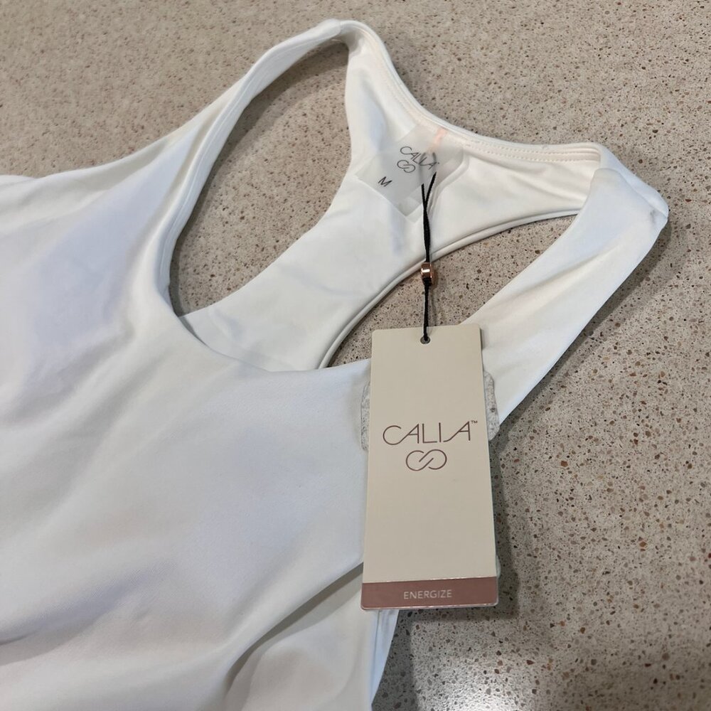 CALIA energize workout dress white
